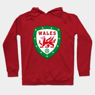 Welsh Footy Badge Hoodie